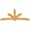 Ekena Millwork Davenport Rough Sawn Timber Gable Bracket, Western Red Cedar, 96"W x 52"H x 4"D x 6"F, 13/12 Pitch GBW096X52X0406DAV00RWR - alternate 2